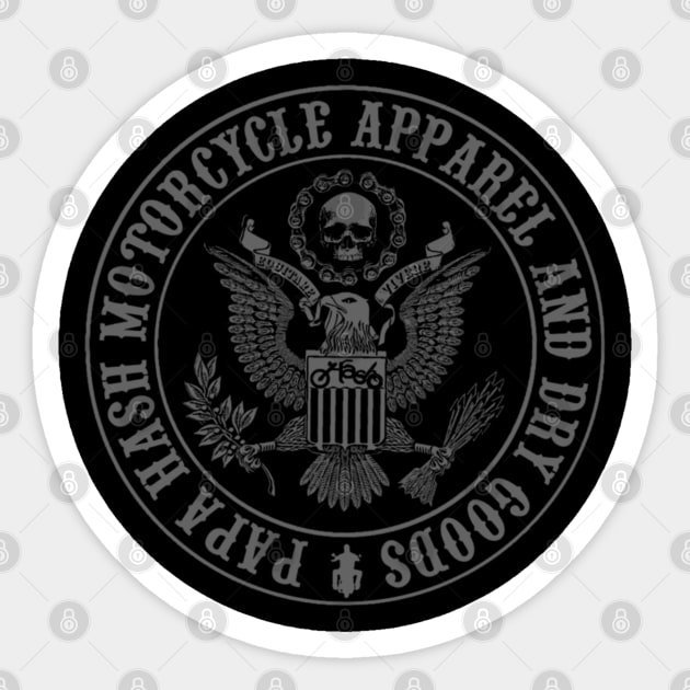 Papa Hash Apparel: Seal Sticker by Papa Hash's House of Art
